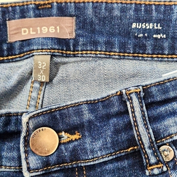 DL1961 Russell Slim Straight Jeans in Jackpot - Picture 6 of 8